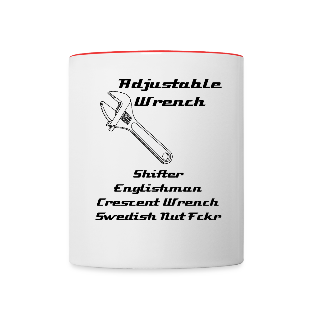 More than an Adjustable Wrench - white/red