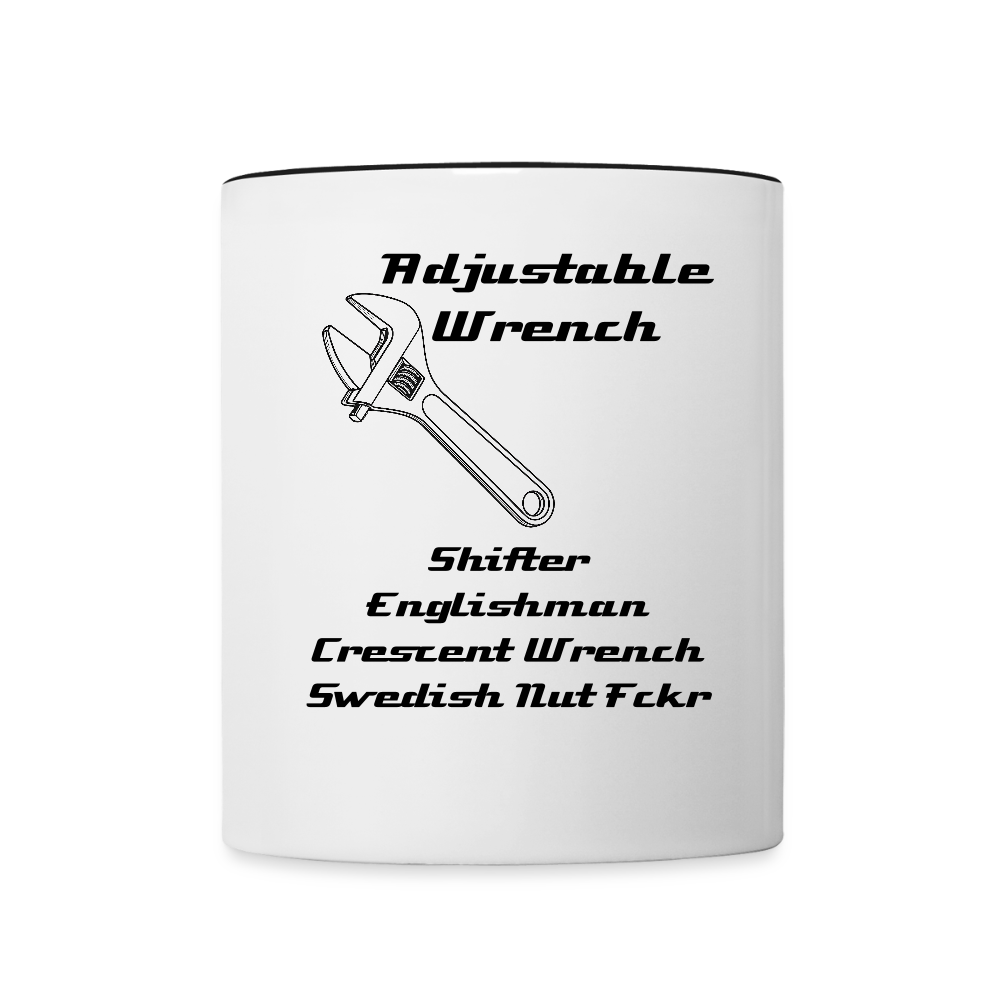 More than an Adjustable Wrench - white/black
