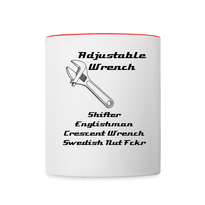 More than an Adjustable Wrench - white/red