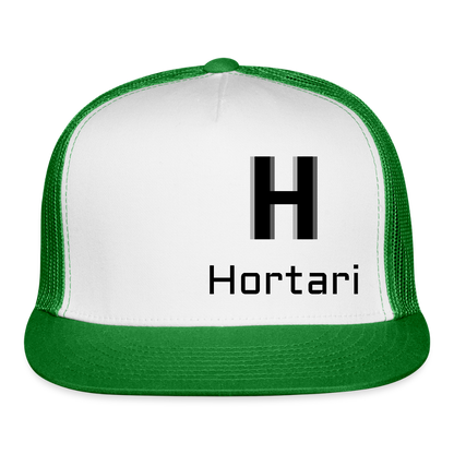 Hortari Classic Trucker hat - white/kelly green