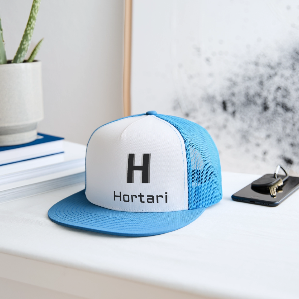 Hortari Classic Trucker hat - white/blue