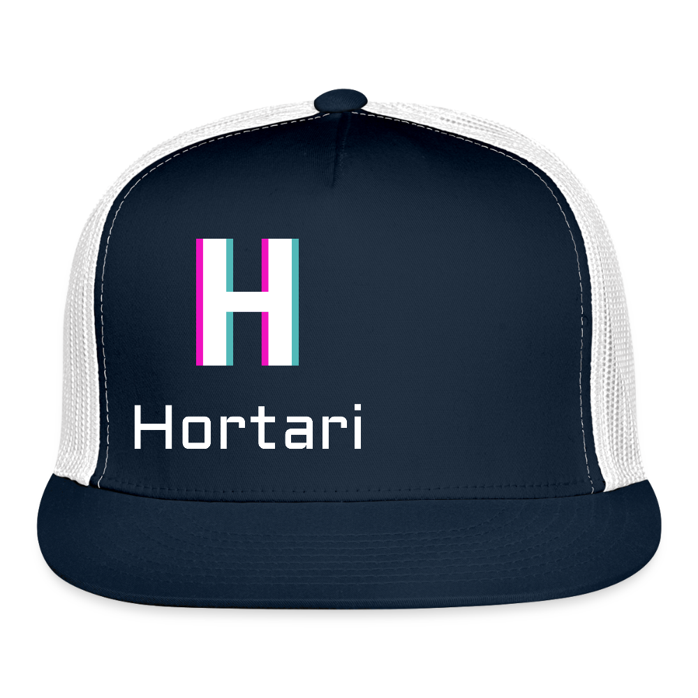 Hortari Classic Trucker hat - Color - navy/white