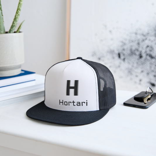 Hortari Classic Trucker hat - white/black