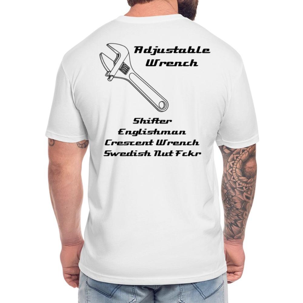 More than an Adjustable Wrench - white