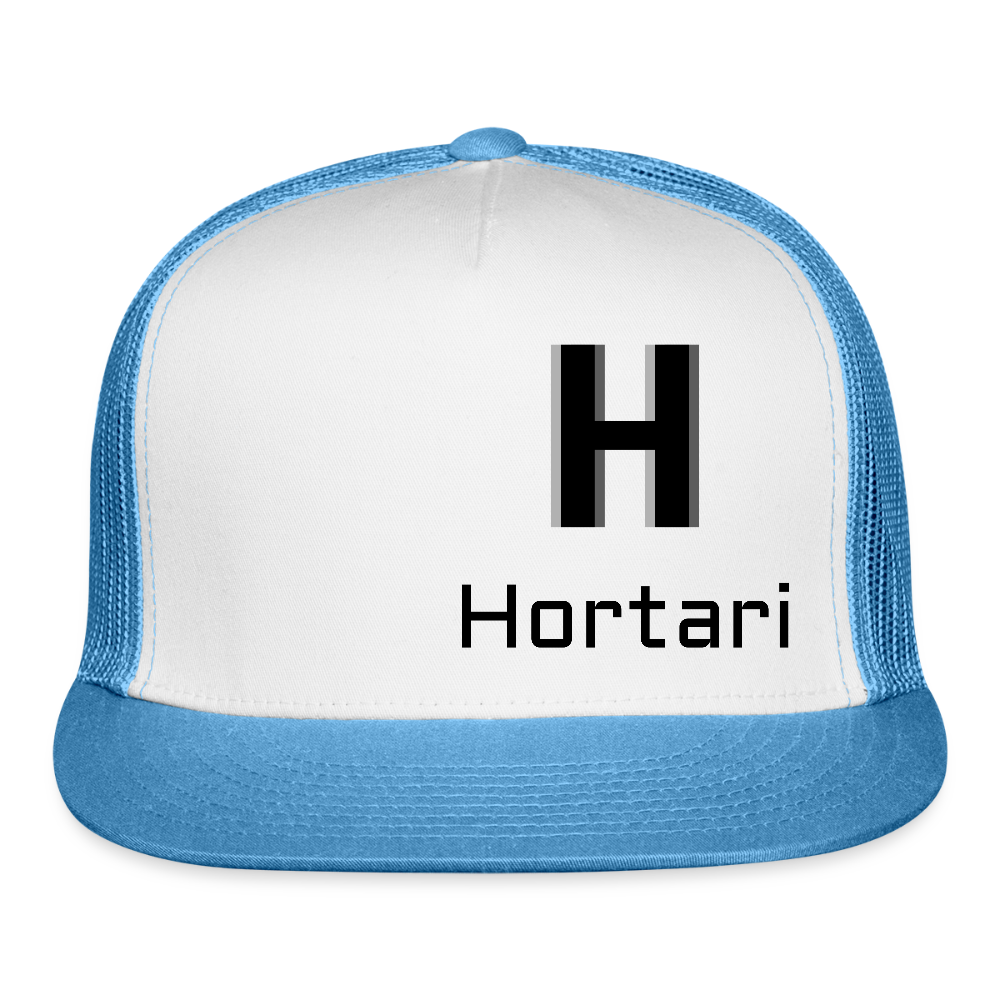 Hortari Classic Trucker hat - white/blue