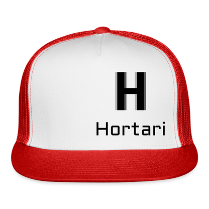 Hortari Classic Trucker hat - white/red