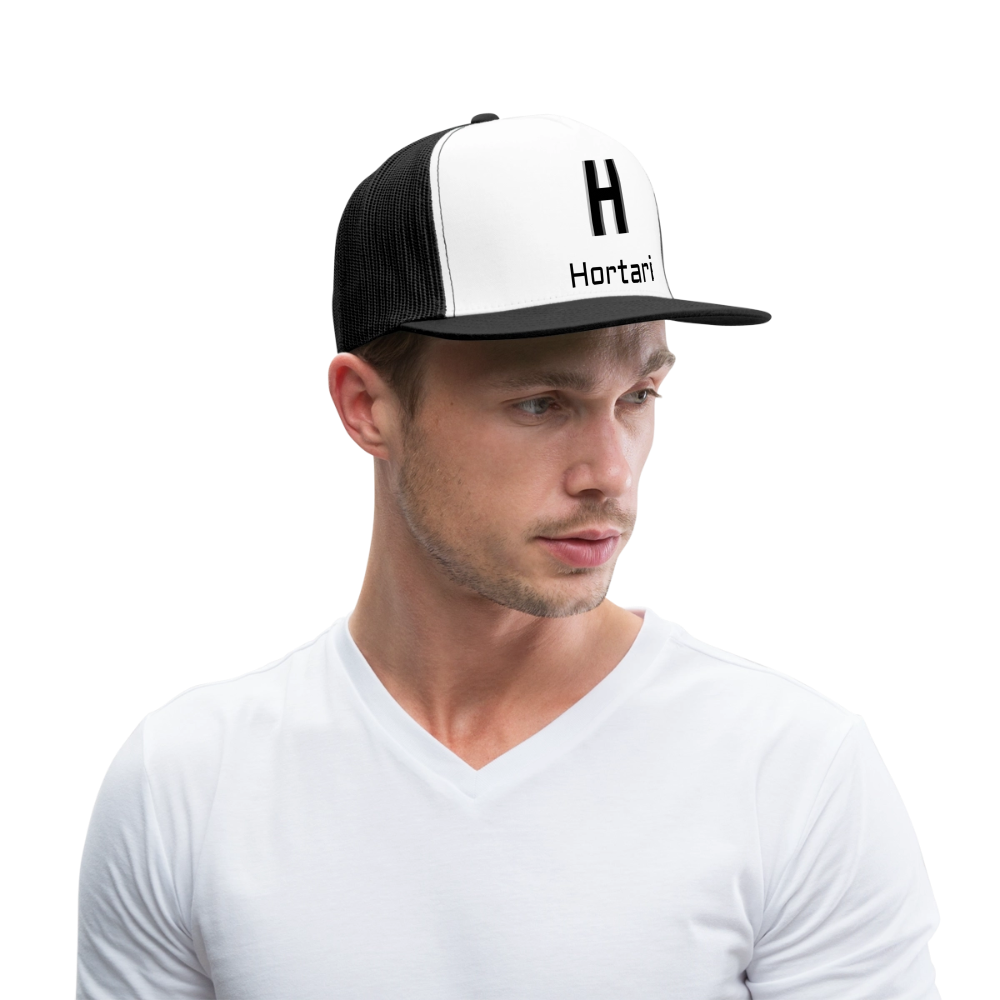 Hortari Classic Trucker hat - white/black