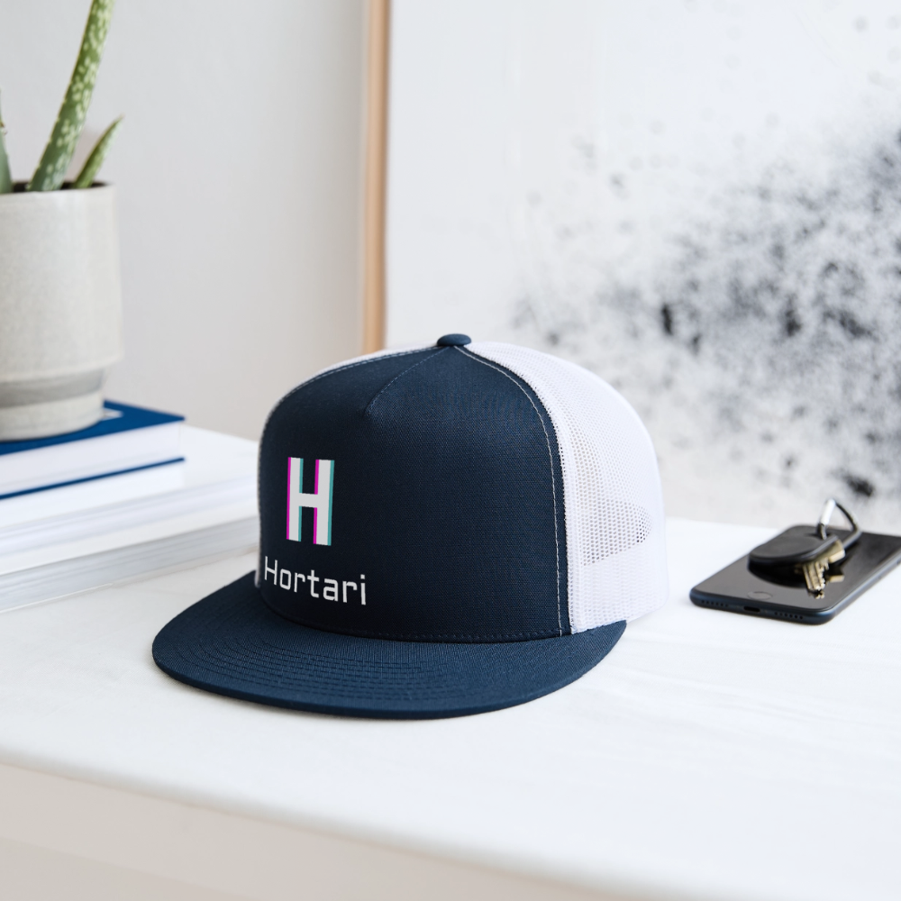 Hortari Classic Trucker hat - Color - navy/white