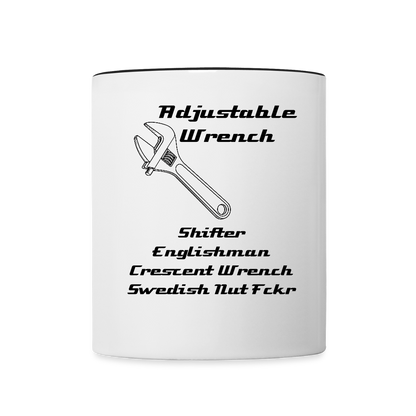 More than an Adjustable Wrench - white/black