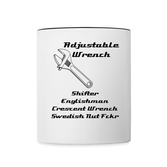 More than an Adjustable Wrench - white/black