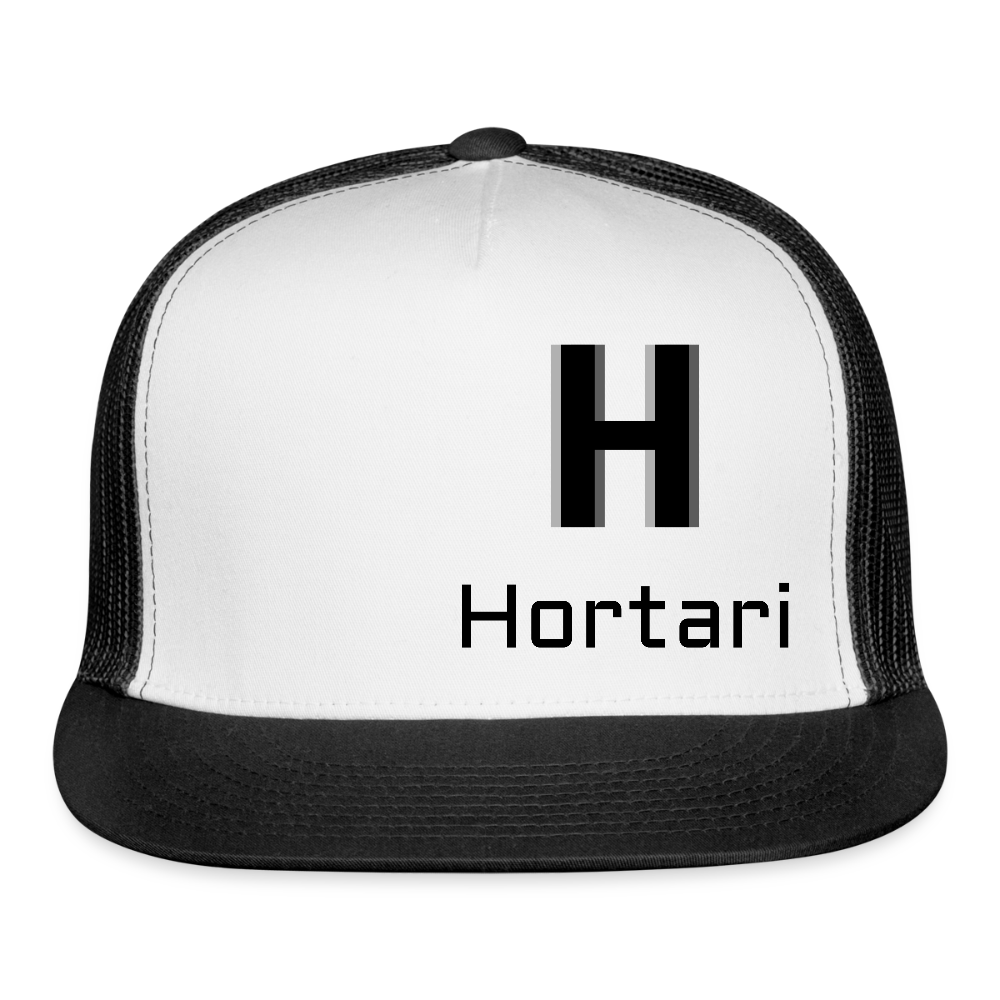 Hortari Classic Trucker hat - white/black