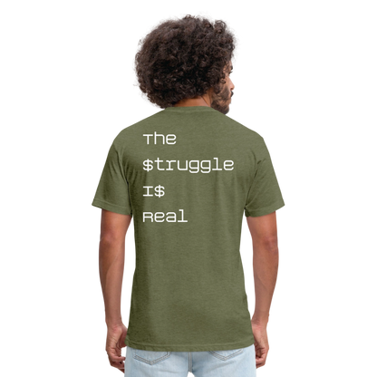The $truggle - heather military green