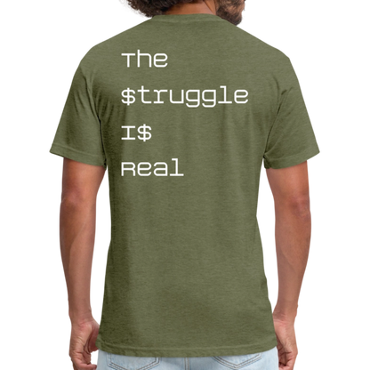 The $truggle - heather military green