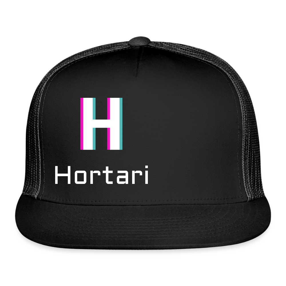 Hortari Classic Trucker hat - Color - black/black