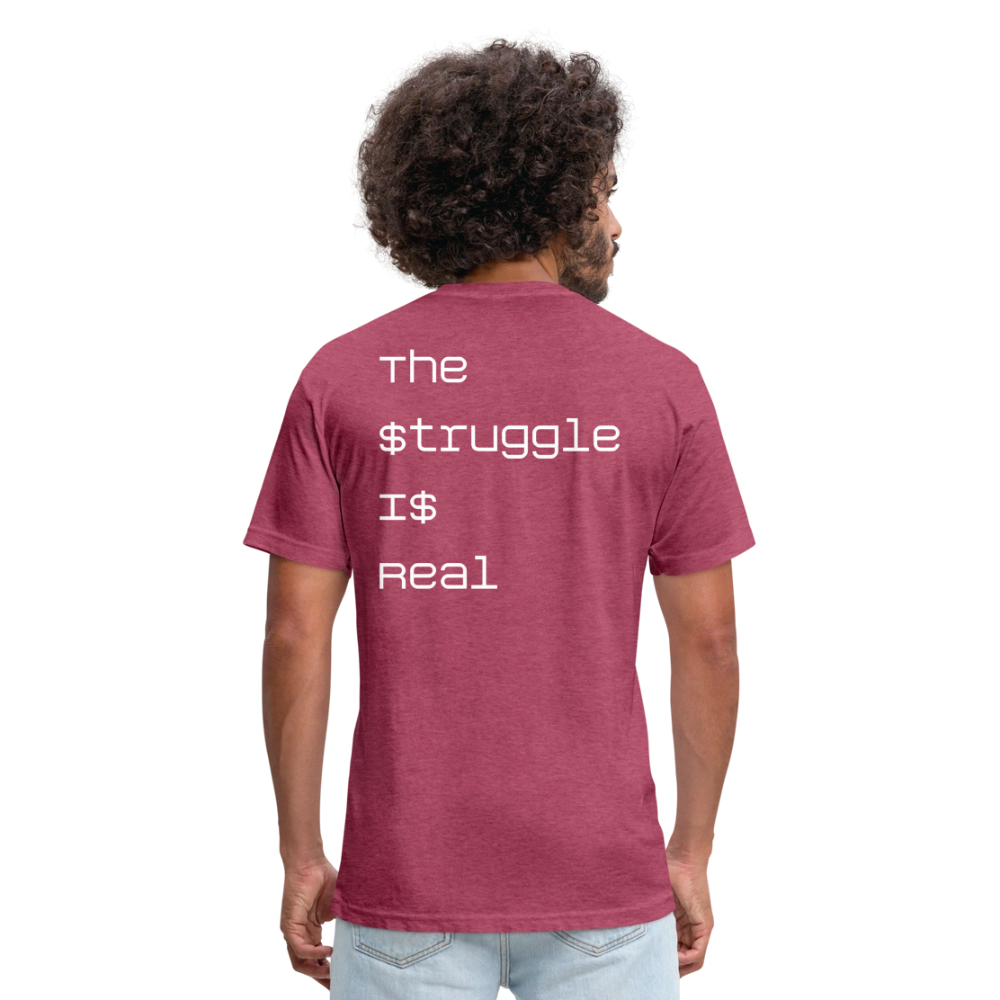 The $truggle - heather burgundy