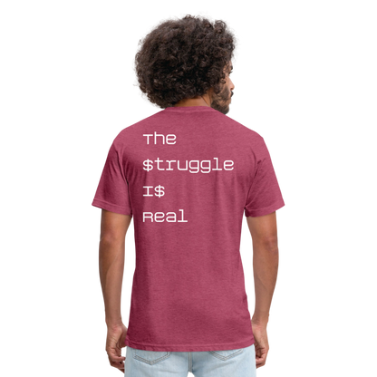The $truggle - heather burgundy