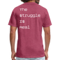 The $truggle - heather burgundy
